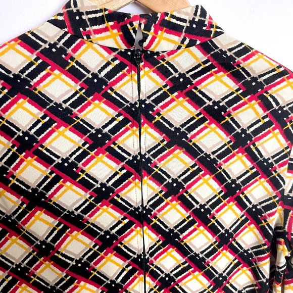 70s vintage Nancy Valentine plaid A-line dress - size small - Picture 6 of 10